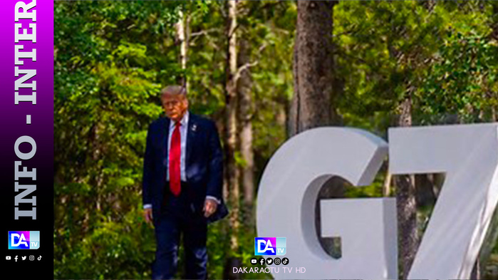 Trump quitte prématurément le G7 "à cause de ce qui se passe au Moyen-Orient" (Maison Blanche) Trump quitte prématurément le G7 "à cause de ce qui se passe au Moyen-Orient" (Maison Blanche)