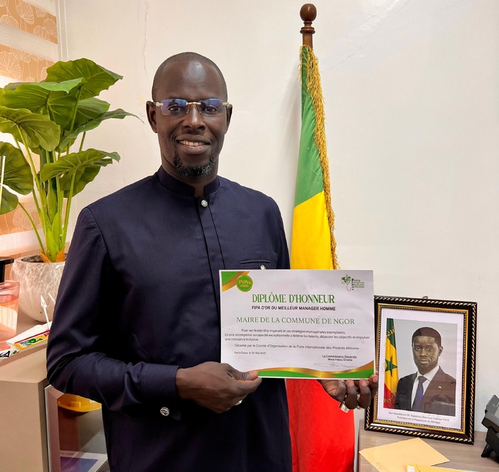 Leadership africain : Le Maire de Ngor rafle le FIPA d’or Leadership africain : Le Maire de Ngor rafle le FIPA d’or
