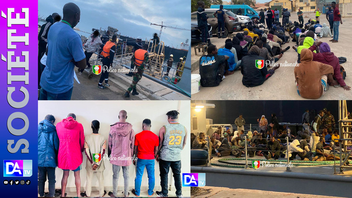 Interception au large des îles du Saloum : 84 migrants remis à la DNLT, six trafiquants arrêtés Interception au large des îles du Saloum : 84 migrants remis à la DNLT, six trafiquants arrêtés