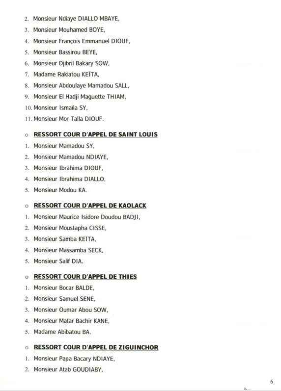 Conseil Supérieur de la Magistrature : Vague de nominations à la Cour suprême, à l’administration centrale et dans les juridictions régionales