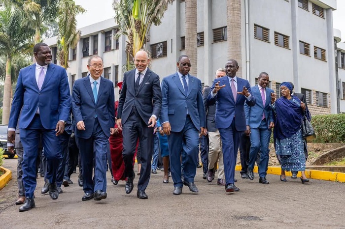Nairobi : Macky Sall participe à la pose de la première pierre du siège africain du Centre mondial pour l’adaptation Nairobi : Macky Sall participe à la pose de la première pierre du siège africain du Centre mondial pour l’adaptation