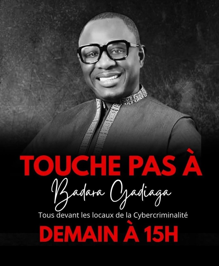 Convocation à la DSC : "Touche pas à Badara Gadiaga", le message de soutien massif des internautes Convocation à la DSC : "Touche pas à Badara Gadiaga", le message de soutien massif des internautes