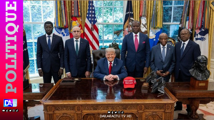 WASHINGTON - Trump presse les dirigeants africains lors de leur rencontre, leur demandant de « faire preuve de brièveté » WASHINGTON - Trump presse les dirigeants africains lors de leur rencontre, leur demandant de « faire preuve de brièveté »