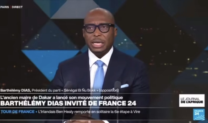 Invité de France 24 : « Je compte briguer la magistrature suprême… la jeunesse sénégalaise a été victime de l’une des plus grosses escroqueries politiques » (Barthélémy Dias) Invité de France 24 : « Je compte briguer la magistrature suprême… la jeunesse sénégalaise a été victime de l’une des plus grosses escroqueries politiques » (Barthélémy Dias)