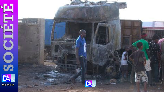 Thiès : Un camion prend feu, faisant cinq blessés graves