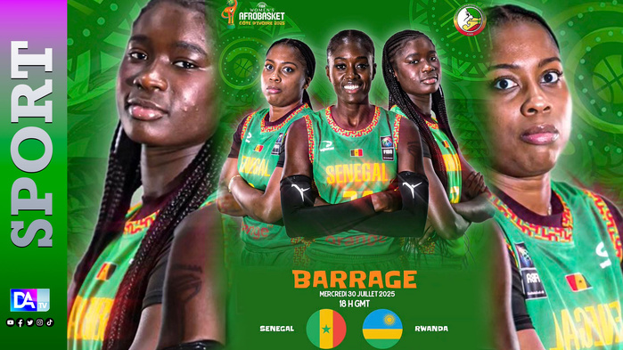 Afrobasket Féminin 2025 : le Sénégal défie le Rwanda ce mercredi en barrages pour les quarts de finale Afrobasket Féminin 2025 : le Sénégal défie le Rwanda ce mercredi en barrages pour les quarts de finale
