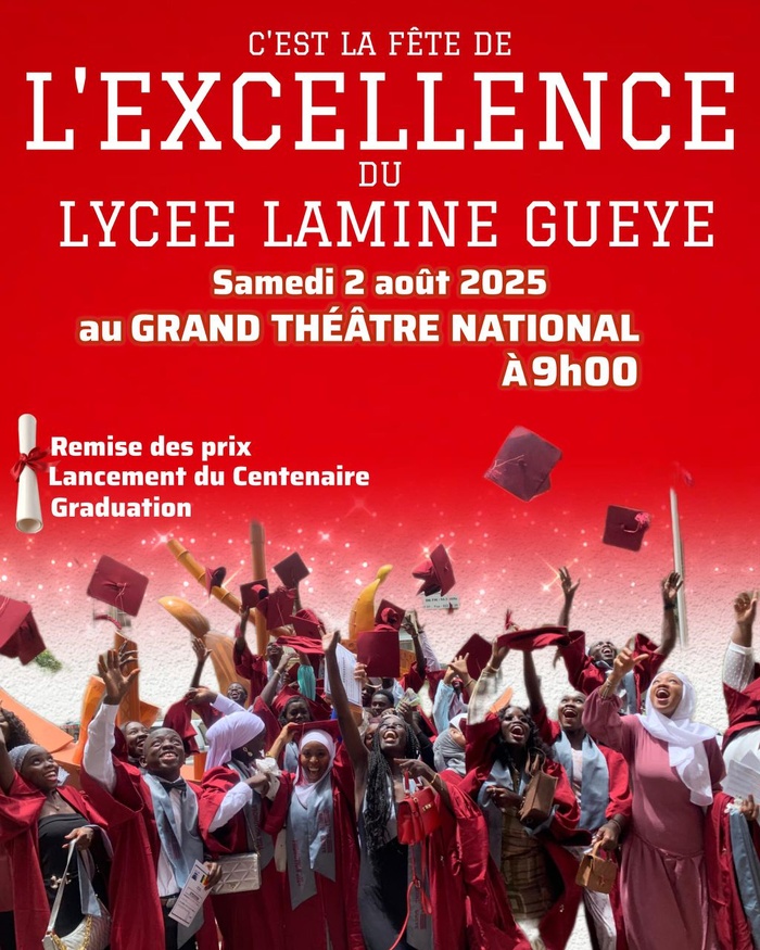 100 ans d’histoire, une journée d’exception : Le Lycée Lamine Guèye célèbre l’excellence au sommet 100 ans d’histoire, une journée d’exception : Le Lycée Lamine Guèye célèbre l’excellence au sommet