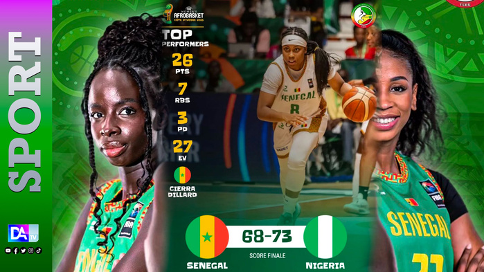 Afrobasket 2025: Le Sénégal s’incline face au Nigeria (75-68),  néanmoins cap sur la petite finale