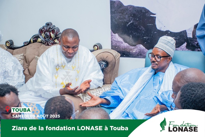 Magal Touba 2025 : Le DG de la Lonase, Toussaint Manga reçu par le Khalife général des Mourides, Serigne Mountakha Mbacké