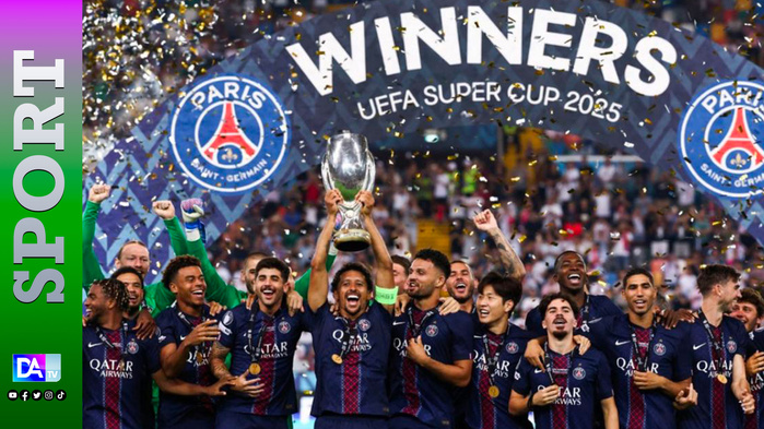 FOOTBALL/ Super Coupe d’Europe 2025- Le PSG sacré, Pape Matar Sarr brille malgré la défaite