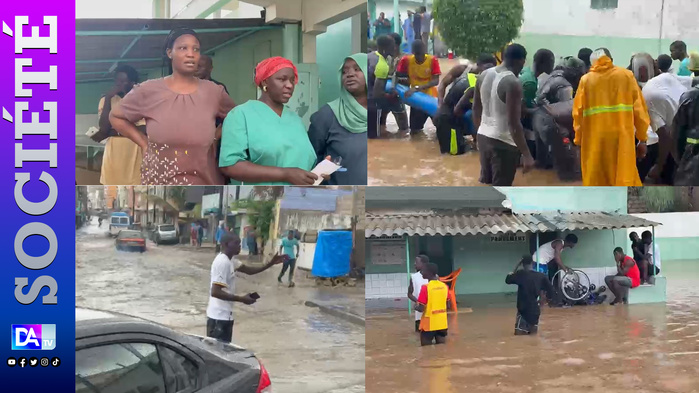 Fortes pluies à Dakar: l’hôpital Philippe Maguilen Senghor sous les eaux Fortes pluies à Dakar: l’hôpital Philippe Maguilen Senghor sous les eaux
