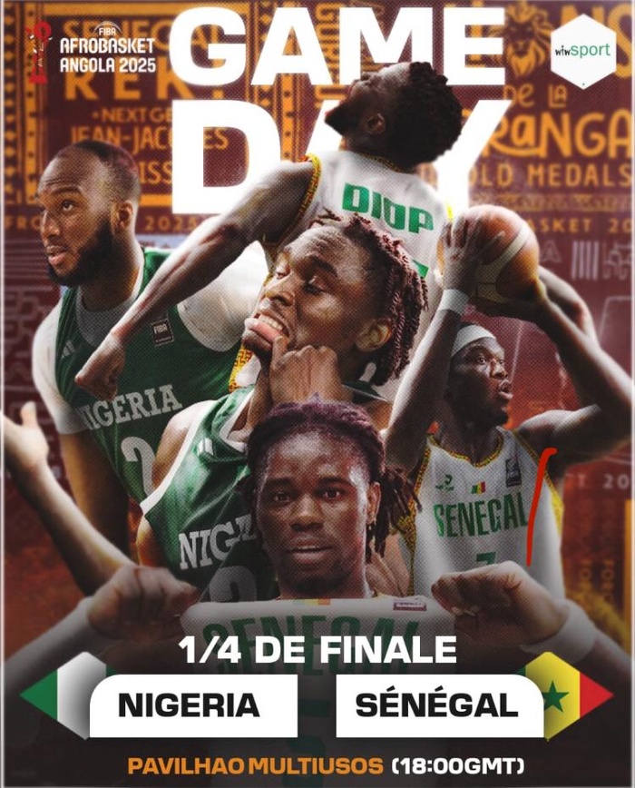 1/4 finale Afrobasket-Masculin : un choc de titans entre le Sénégal et le Nigeria