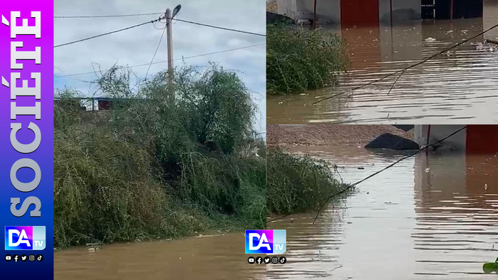 TOUBA – À Féto, un câble électrique immergé dans les eaux pluviales sème la panique