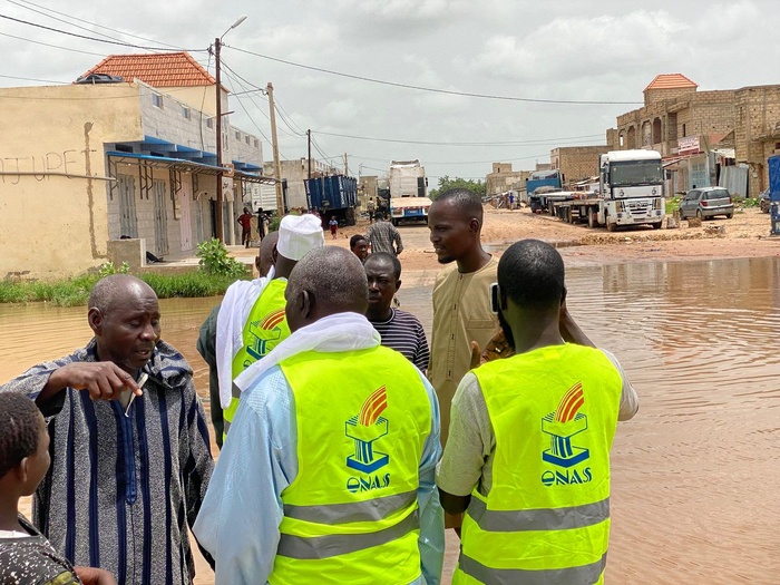 Baisse du niveau de l’eau à Touba : Serigne Kosso Mbacké, fils du Khalife général des Mourides, visite l’ouvrage stratégique de Nguélémou