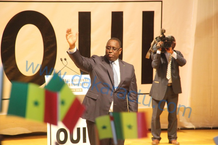 Macky Sall au Conseil national extraordinaire de la jeunesse : « Ma volonté de diminuer mon mandat de 7 ans traduit ma conception du pouvoir »