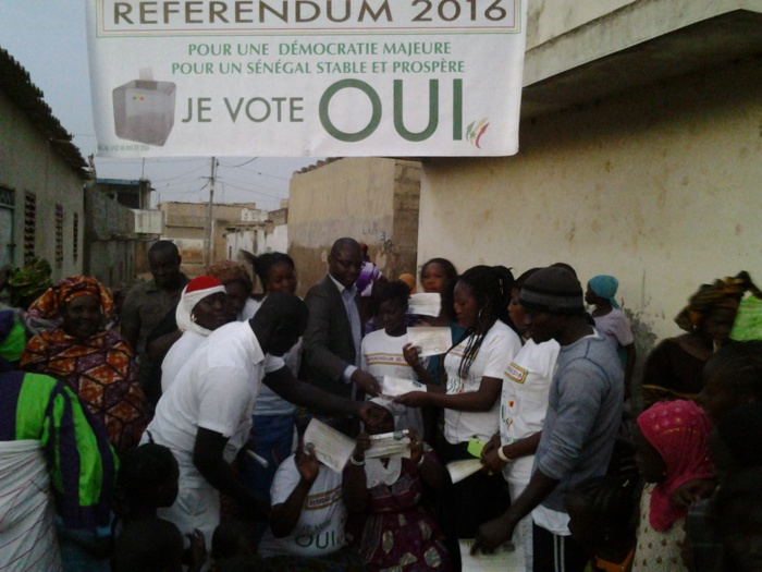 Fossar Banding Souané, Responsable APR et le mouvement « Sénégal And ak Macky » investissent la banlieue pour le « Oui »