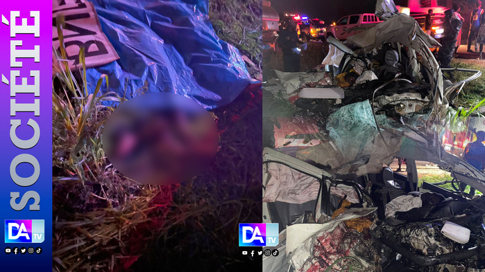 Accident mortel à la sortie de Mbour : 5 morts sur le coup Accident mortel à la sortie de Mbour : 5 morts sur le coup