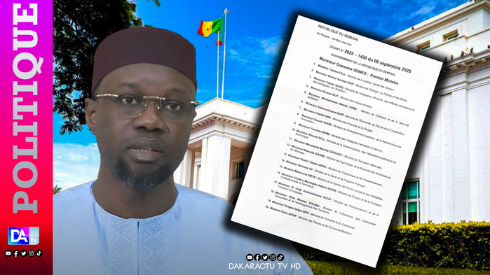 Nouveau gouvernement du Sénégal : voici la liste complète Nouveau gouvernement du Sénégal : voici la liste complète
