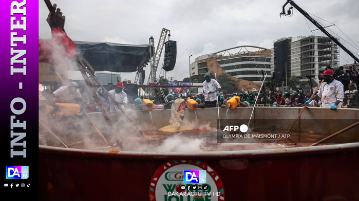 La cheffe nigériane Hilda Baci tente de cuisiner la plus grande marmite de riz jollof au monde La cheffe nigériane Hilda Baci tente de cuisiner la plus grande marmite de riz jollof au monde
