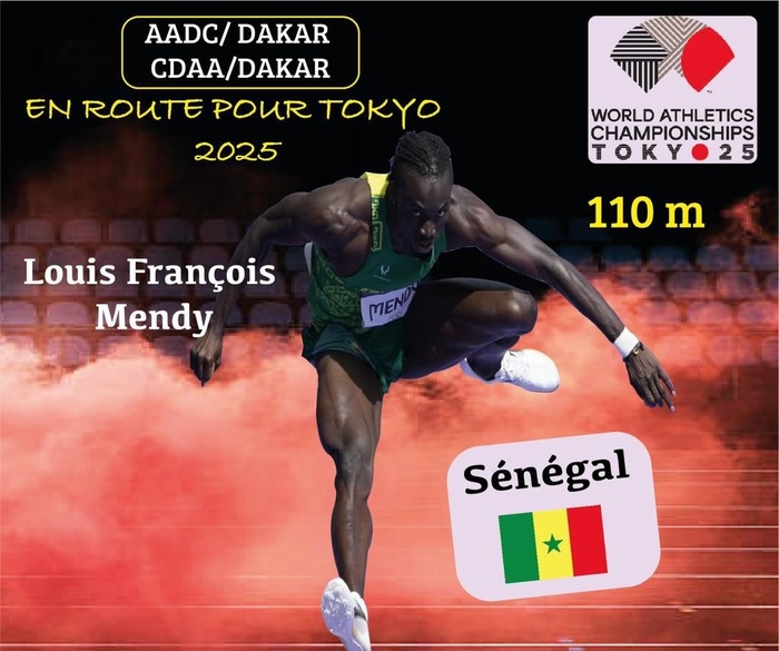 Exploit sénégalais à Tokyo : Louis-François Mendy en demi-finale du 110 m haies