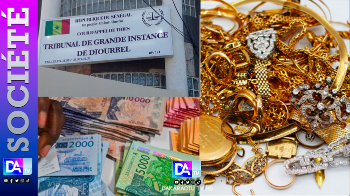 Touba / Bijoux en or, smartphones et 23 millions volés à Sokhna Momy Mbacké : 2 ans requis contre Touba Guèye Touba / Bijoux en or, smartphones et 23 millions volés à Sokhna Momy Mbacké : 2 ans requis contre Touba Guèye