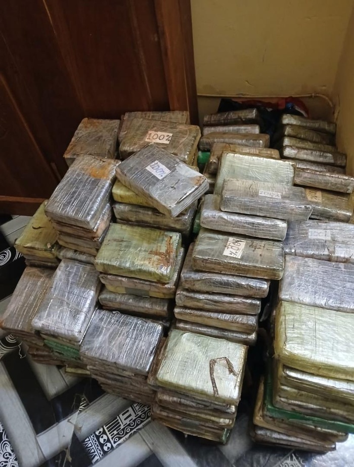Trafic de drogue à Kalifourou : La douane met la main sur 240 plaquettes de cocaïne  d’une contrevaleur de 21 milliards 780 millions de francs CFA