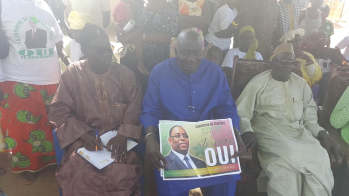 DIARRERRE : La mairesse Thérèse Faye Diouf à fond dans la campagne pour un OUI massif