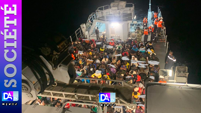Nouvelle interception en mer : 282 migrants secourus au large de Dakar par la marine nationale Nouvelle interception en mer : 282 migrants secourus au large de Dakar par la marine nationale