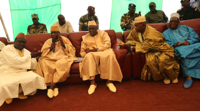 Visites de Macky Sall à Kanène, Léona Niassène et Touba N'dorong (Images) Visites de Macky Sall à Kanène, Léona Niassène et Touba N'dorong (Images)