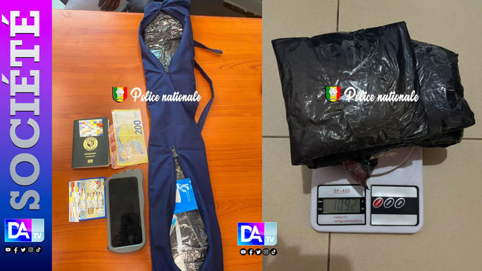 Aéroport de Dakar : une mule arrêtée avec 1 kg de cocaïne soigneusement dissimulé