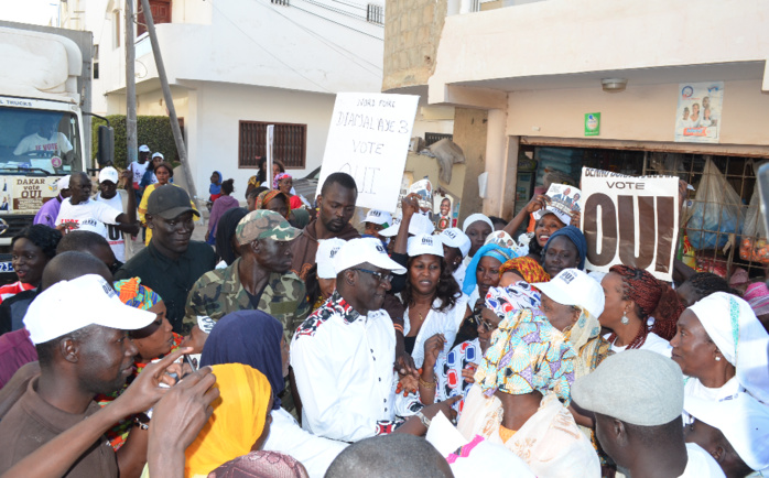 Abdoulaye Diouf Sarr, en phase avec les Yoffois pour le triomphe du OUI Abdoulaye Diouf Sarr, en phase avec les Yoffois pour le triomphe du OUI