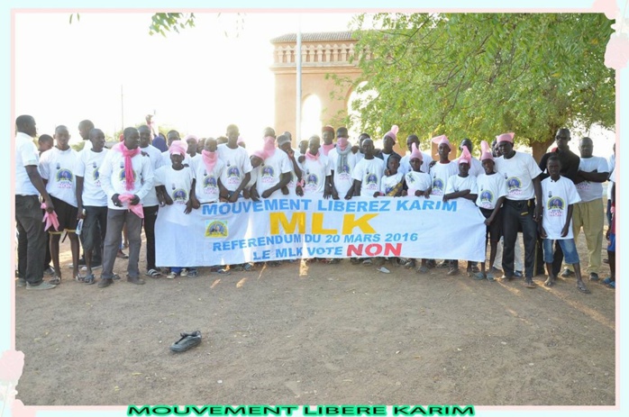 Images de la caravane du MLK dans la commune de Louga Images de la caravane du MLK dans la commune de Louga