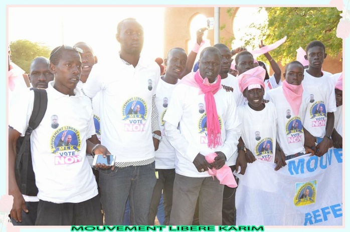 Images de la caravane du MLK dans la commune de Louga Images de la caravane du MLK dans la commune de Louga