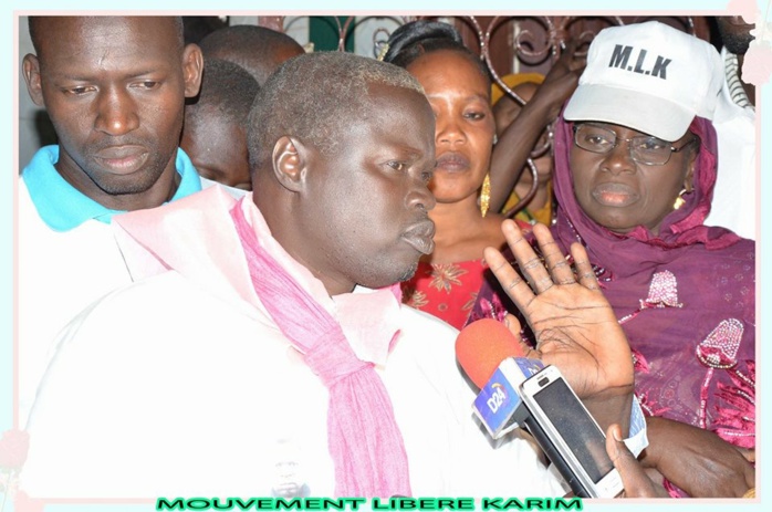 Images de la caravane du MLK dans la commune de Louga Images de la caravane du MLK dans la commune de Louga