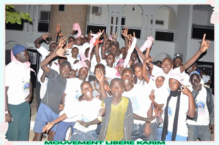 Images de la caravane du MLK dans la commune de Louga Images de la caravane du MLK dans la commune de Louga