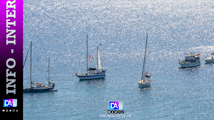 La Marine israélienne a sommé la flottille pour Gaza de changer de cap