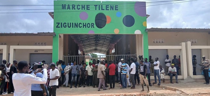 Ziguinchor : L’ouverture du marché Tilène reportée Ziguinchor : L’ouverture du marché Tilène reportée