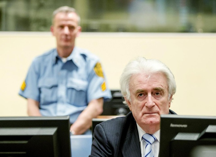 Radovan Karadzic coupable de génocide, condamné à quarante ans de prison Radovan Karadzic coupable de génocide, condamné à quarante ans de prison