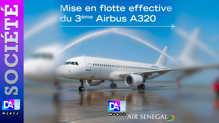 Transport Aérien: Air Sénégal présente son 3eme Airbus A320