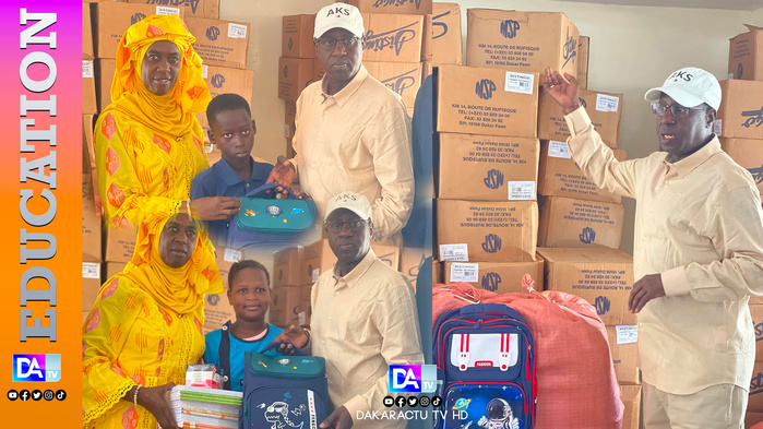 Abdou Karim Sall vole au secours des élèves de Mbao avec un don de 13 millions F CFA en fournitures scolaires Abdou Karim Sall vole au secours des élèves de Mbao avec un don de 13 millions F CFA en fournitures scolaires