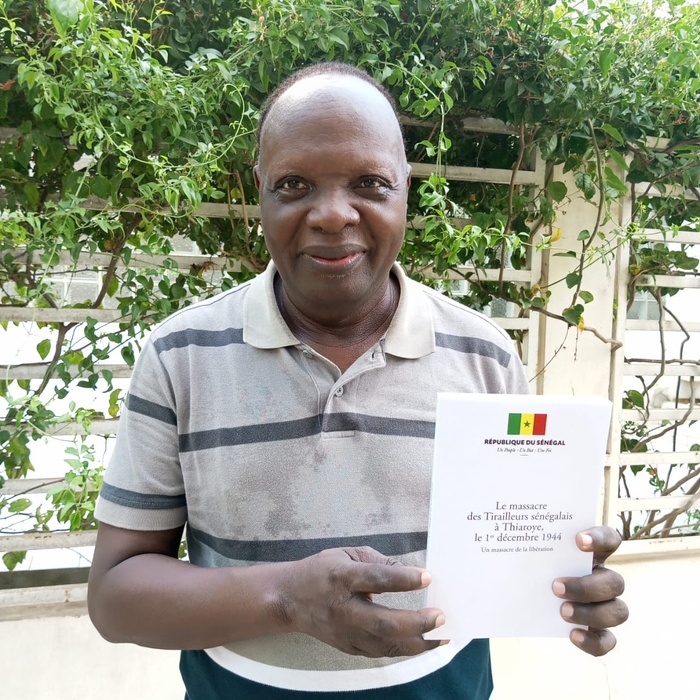 Exemplaire du livre blanc sur Thiaroye 44: " un sentiment de fierté, d’avoir participé à une œuvre collective de dignité et de combat pour appeler à établir la vérité..." ( Pr François Adebayo ABIOLA) Exemplaire du livre blanc sur Thiaroye 44: " un sentiment de fierté, d’avoir participé à une œuvre collective de dignité et de combat pour appeler à établir la vérité..." ( Pr François Adebayo ABIOLA)