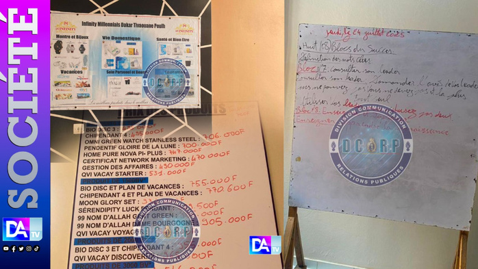 Keur Massar, nouveau QG des escrocs du rêve : la “mafia Qnet Infinity Millenials” tombe dans les filets de la gendarmerie Keur Massar, nouveau QG des escrocs du rêve : la “mafia Qnet Infinity Millenials” tombe dans les filets de la gendarmerie