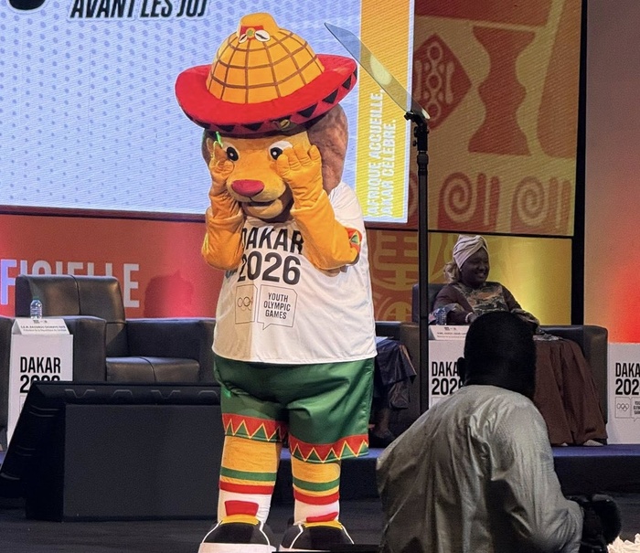 JOJ Dakar 2026 : Le président Diomaye Faye dévoile la mascotte officielle "AYO" JOJ Dakar 2026 : Le président Diomaye Faye dévoile la mascotte officielle "AYO"