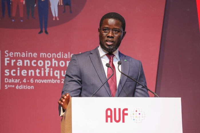 Semaine de la Francophonie scientifique : Bassirou Diomaye Faye invite les pays du Sud à valoriser la culture scientifique