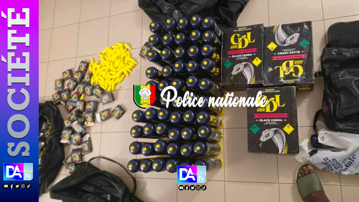 Dakar : Trois individus arrêtés avec 78 bouteilles de protoxyde d’azote par la Brigade régionale des Stupéfiants