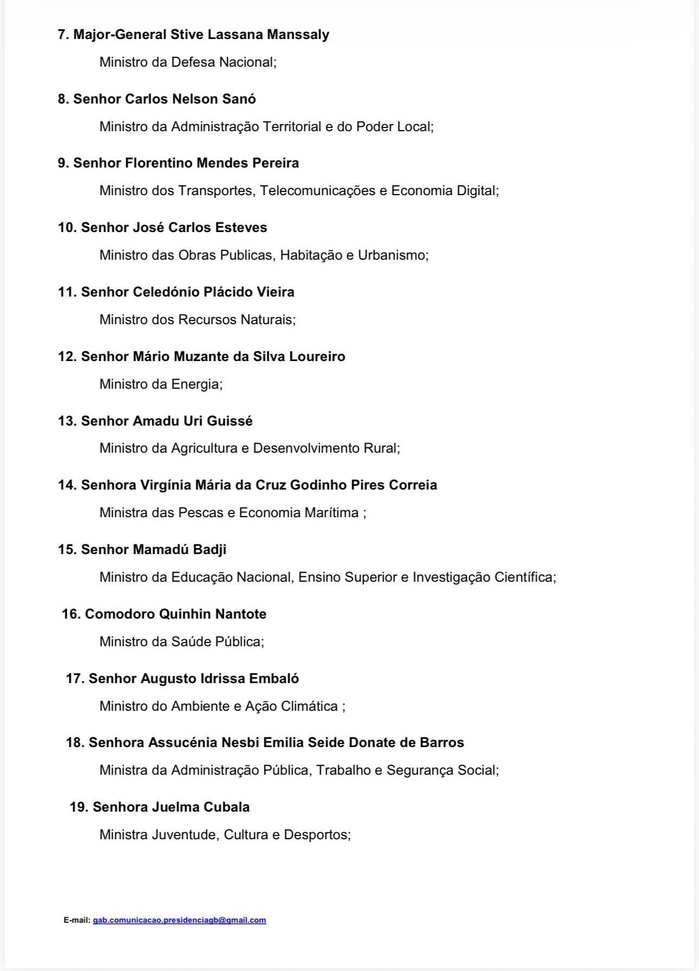 Bissau: formation d'un gouvernement, le président renversé est à Brazzaville