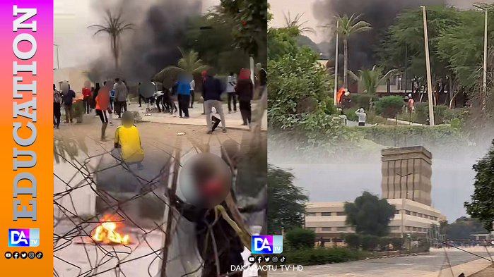 UGB sous tension / Bourses impayées : la tension monte, affrontements violents entre étudiants et forces de défense et de sécurité UGB sous tension / Bourses impayées : la tension monte, affrontements violents entre étudiants et forces de défense et de sécurité
