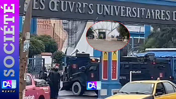 UCAD: Les fourgonnettes franchissent la porte de l’Université ce matin… alerte maximale au campus social