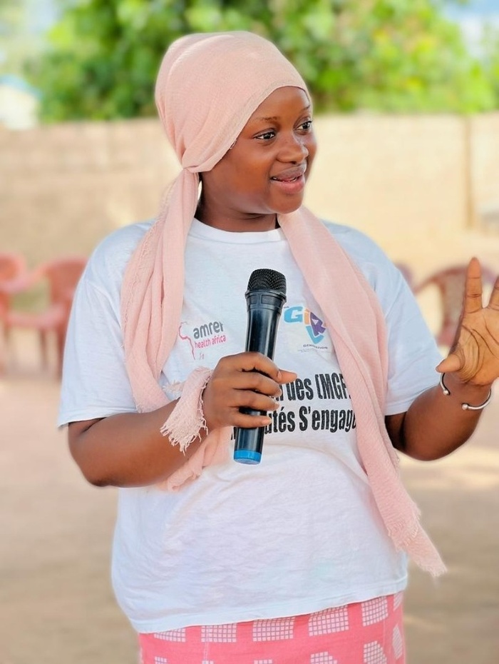 Violences basées sur le genre / À la découverte de Kadidiatou Baldé, championne d’AMREF dans la lutte contre les mutilations génitales féminines… Violences basées sur le genre / À la découverte de Kadidiatou Baldé, championne d’AMREF dans la lutte contre les mutilations génitales féminines…