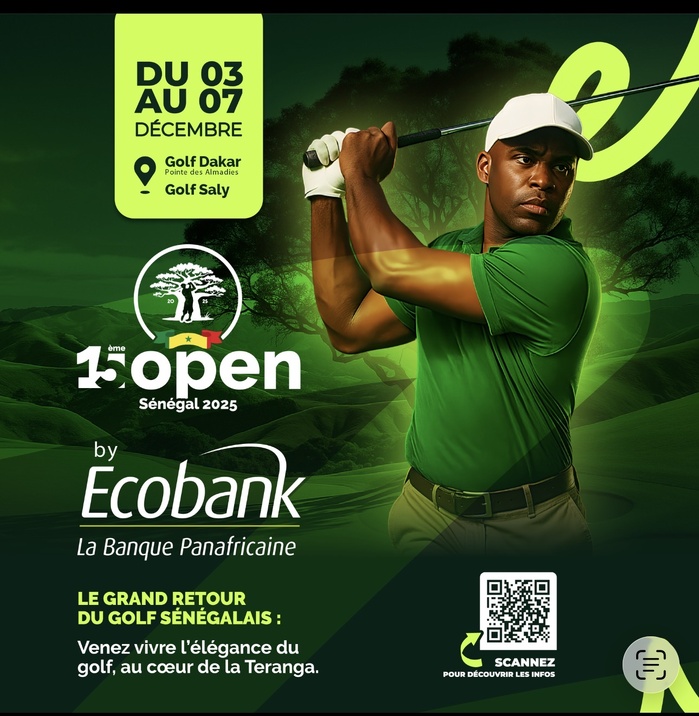 15ᵉ édition de l’Open international de golf : Ecobank soutient le grand retour du golf au Sénégal et mise sur son potentiel économique 15ᵉ édition de l’Open international de golf : Ecobank soutient le grand retour du golf au Sénégal et mise sur son potentiel économique